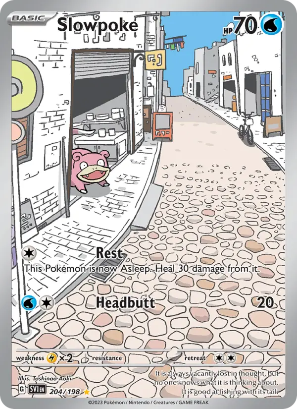 Slowpoke Pokémon card