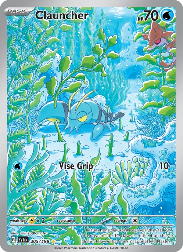 Clauncher Pokémon card