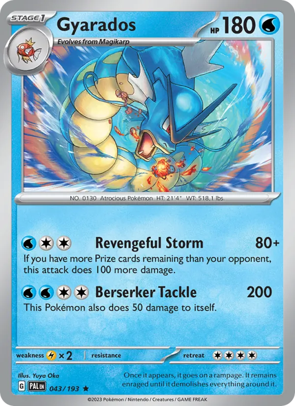 Gyarados Pokémon card