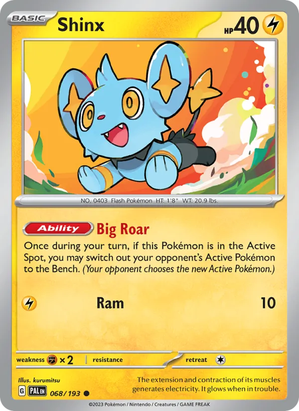 Shinx Pokémon card