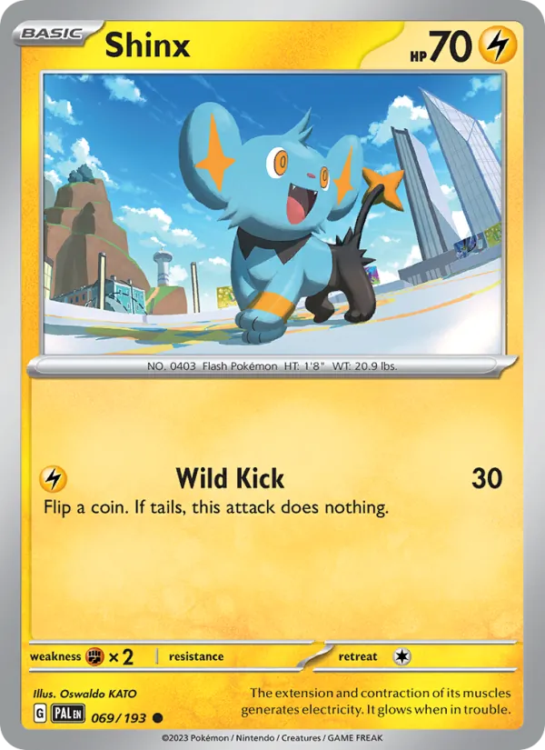 Shinx Pokémon card