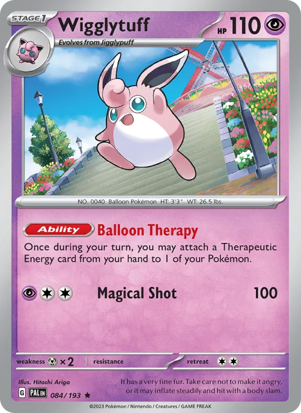 Wigglytuff Pokémon card