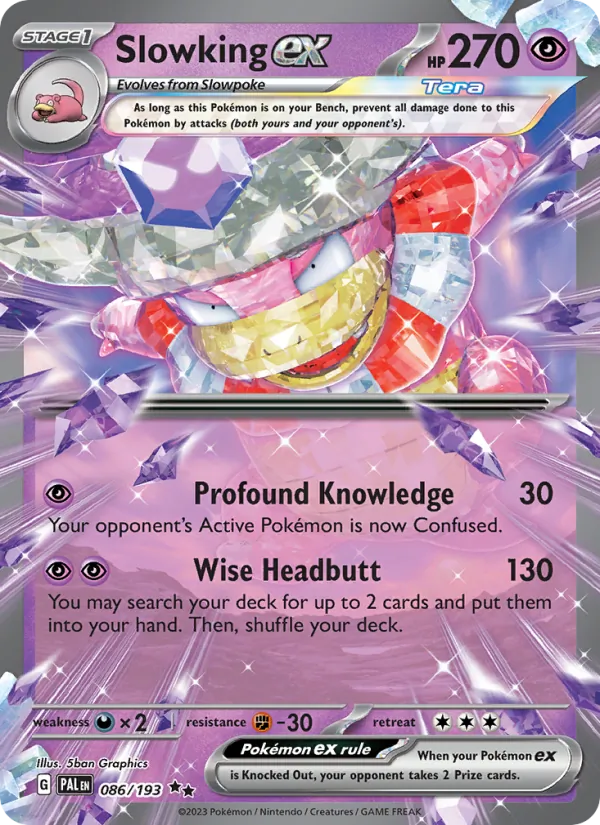 Slowking ex Pokémon card