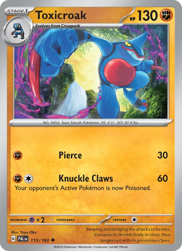 Toxicroak card