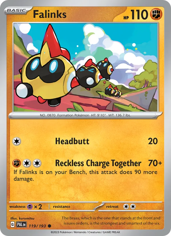 Falinks Pokémon card