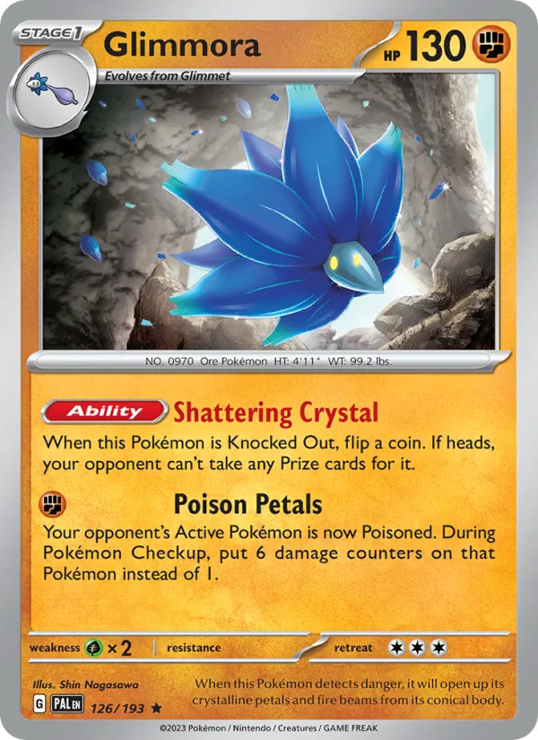 Glimmora Pokémon card