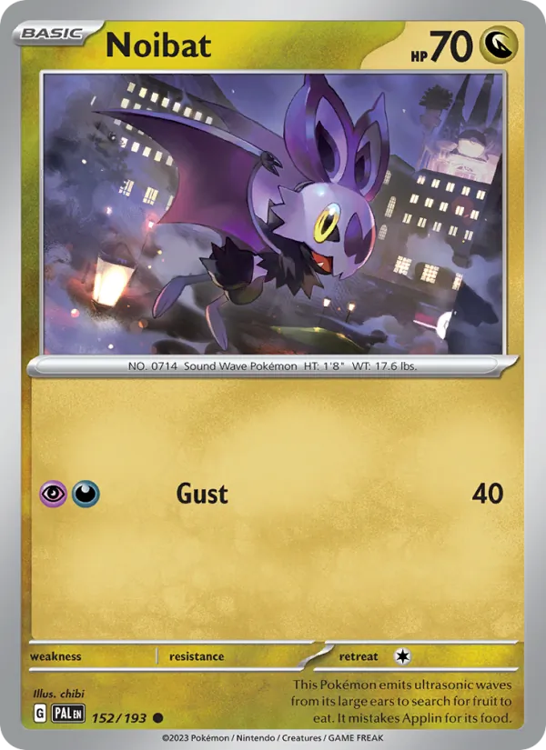 Noibat Pokémon card