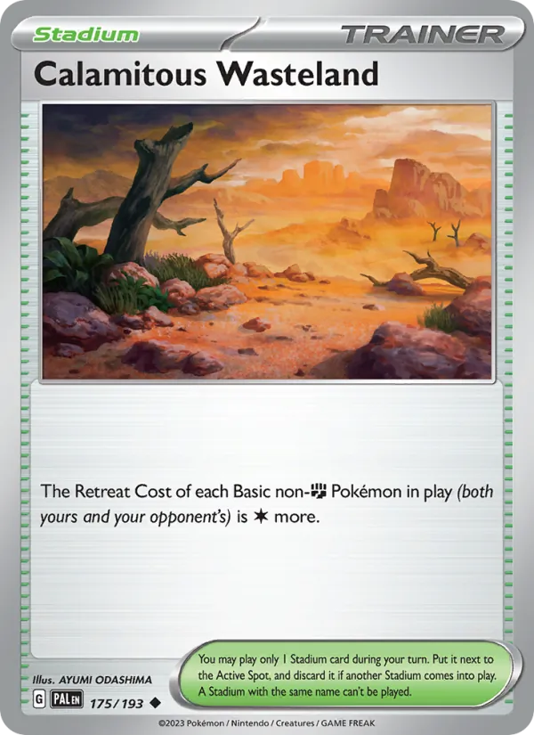 Calamitous Wasteland card