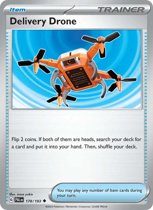 Delivery Drone card