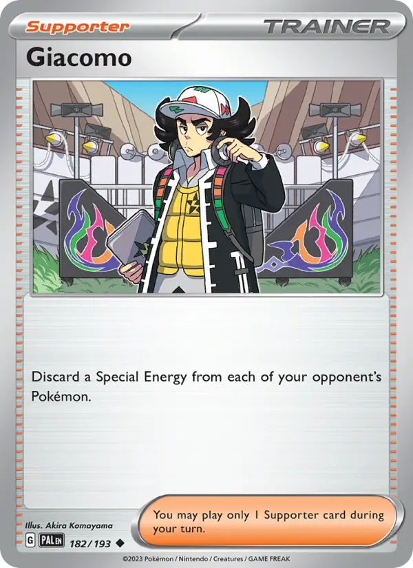 Giacomo Pokémon card
