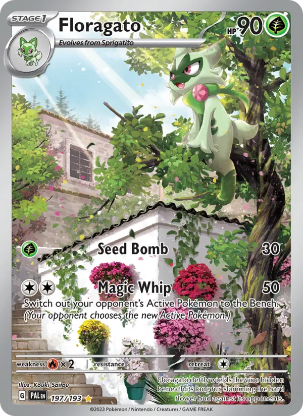 Floragato Pokémon card