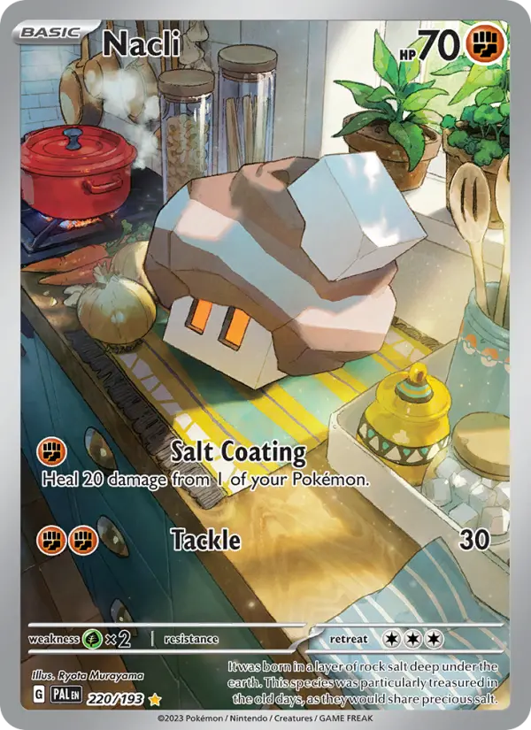 Nacli Pokémon card