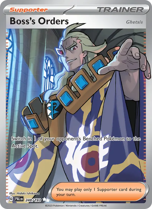 Boss's Orders Pokémon card