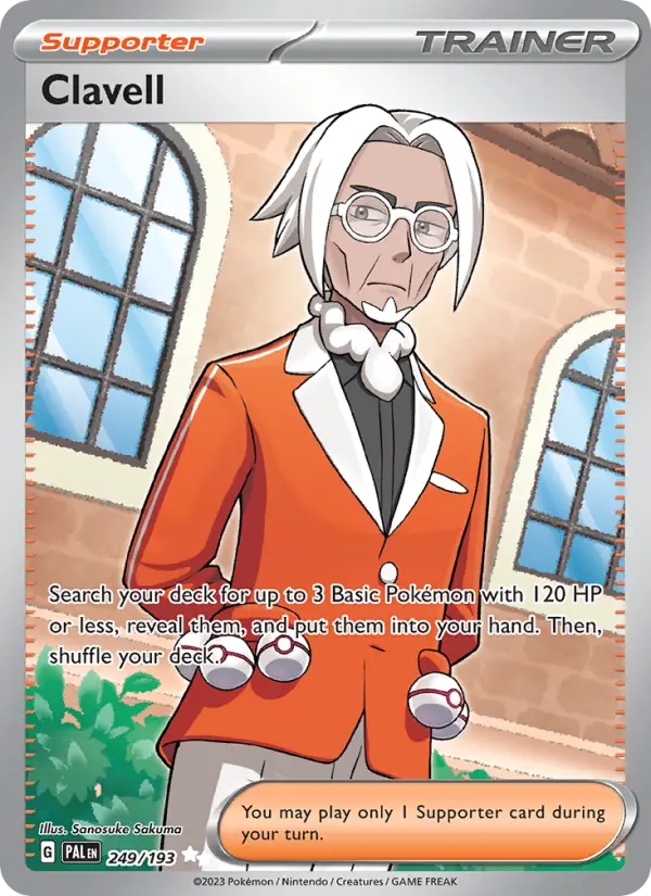 Clavell Pokémon card