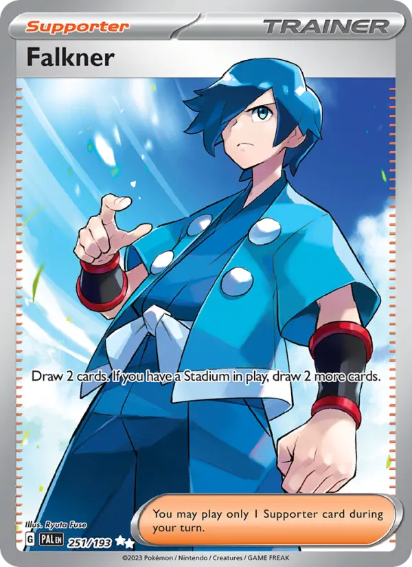 Falkner Pokémon card