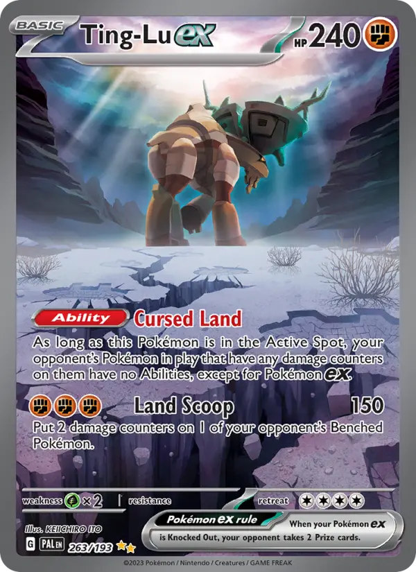Ting-Lu ex Pokémon card
