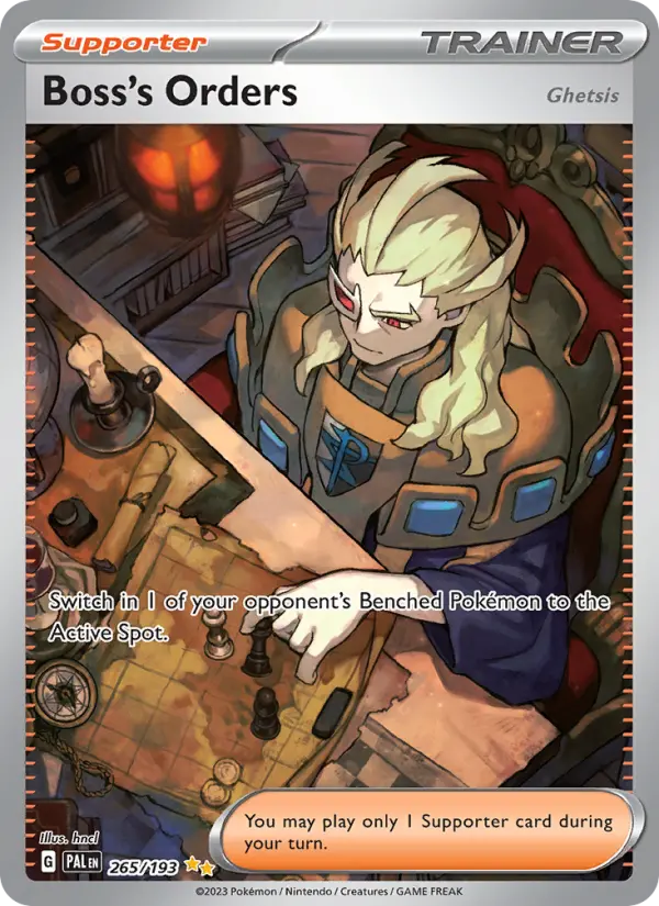 Boss's Orders Pokémon card