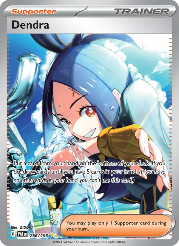 Dendra Pokémon card