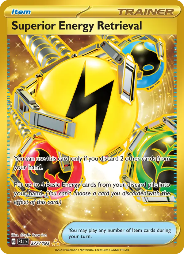 Superior Energy Retrieval Pokémon card