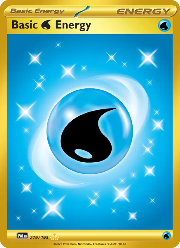 Basic Water Energy Pokémon card