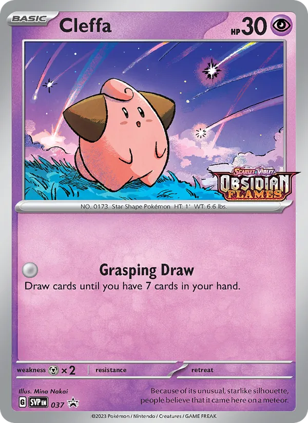 Cleffa Pokémon card
