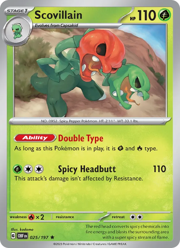 Scovillain card