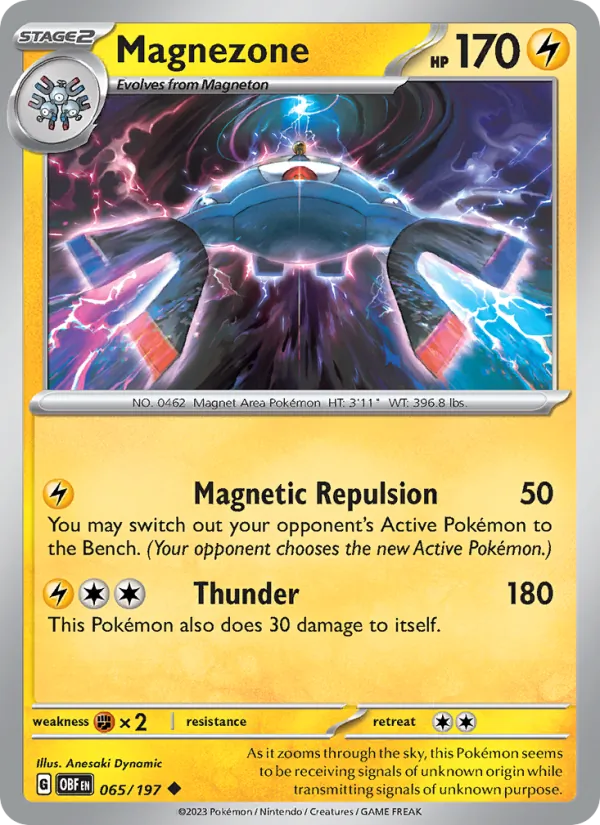 Magnezone Pokémon card