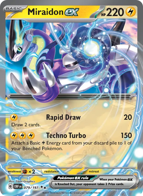 Miraidon ex Pokémon card