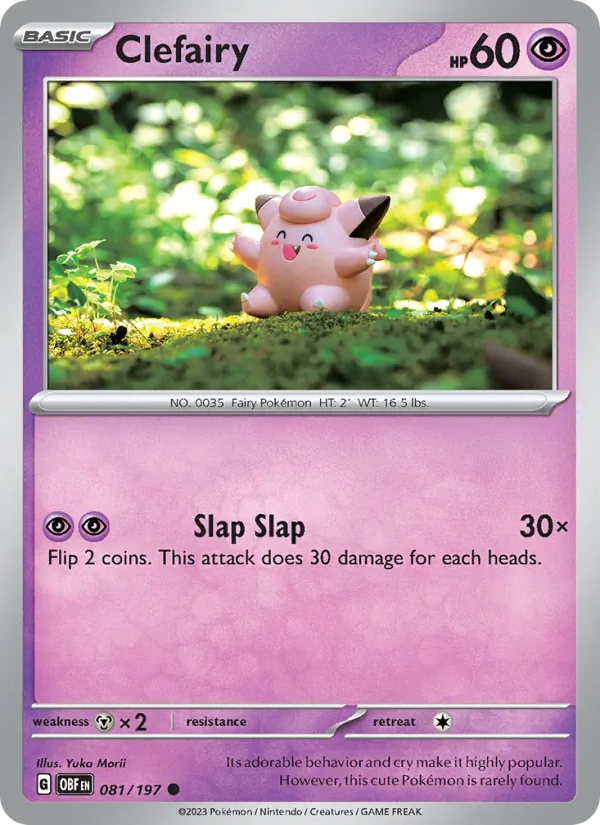 Clefairy Pokémon card