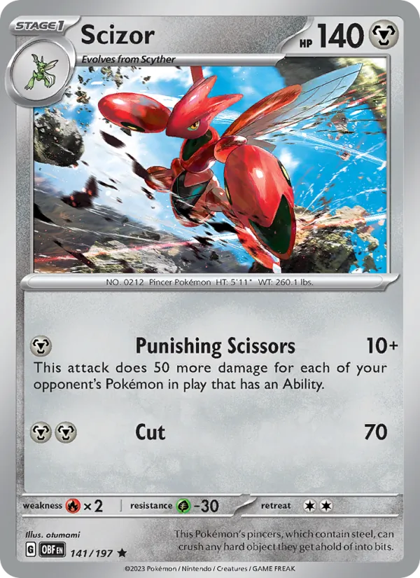 Scizor card