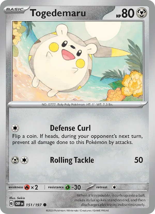 Togedemaru card