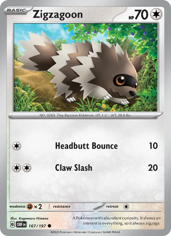 Zigzagoon card