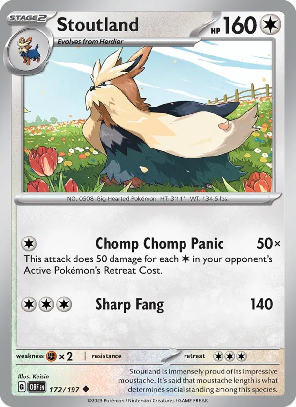 Stoutland card