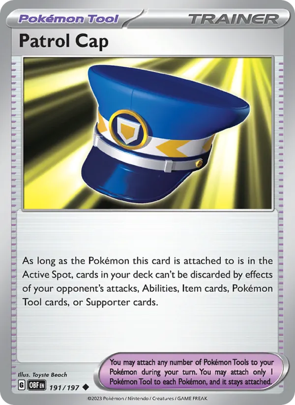 Patrol Cap card