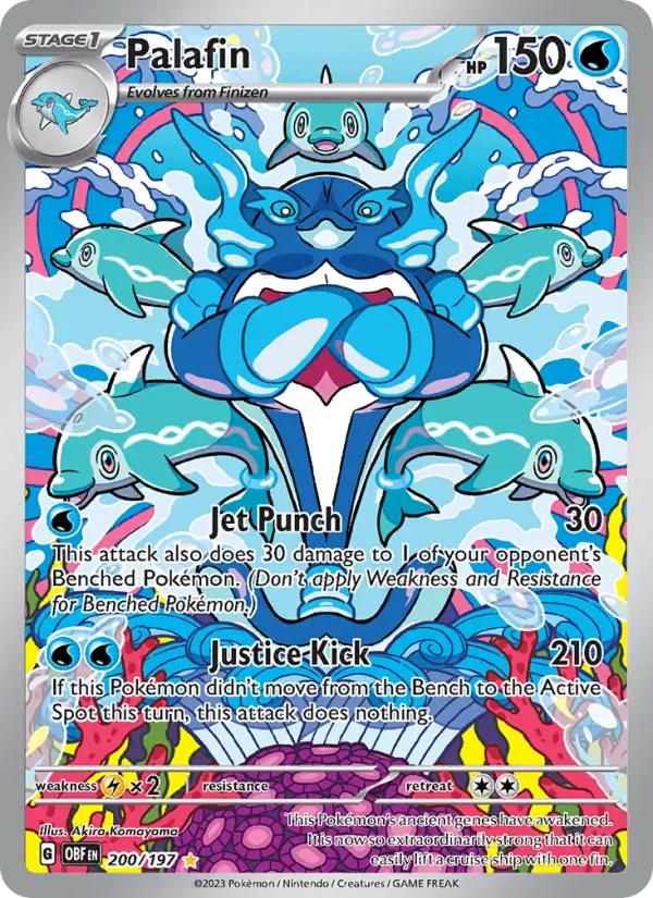 Palafin Pokémon card