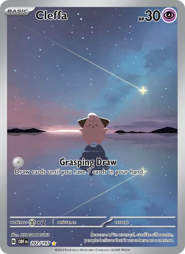 Cleffa Pokémon card