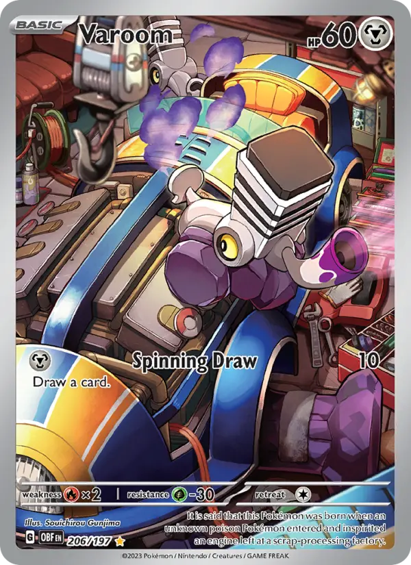 Varoom Pokémon card
