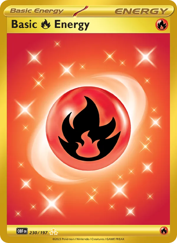 Basic Fire Energy Pokémon card