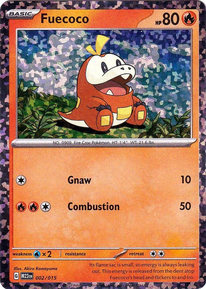 Fuecoco Pokémon card