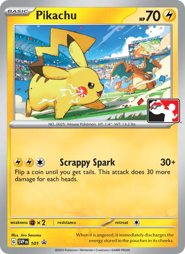 Pikachu Pokémon card