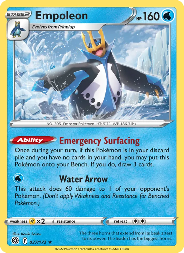 Empoleon Pokémon card