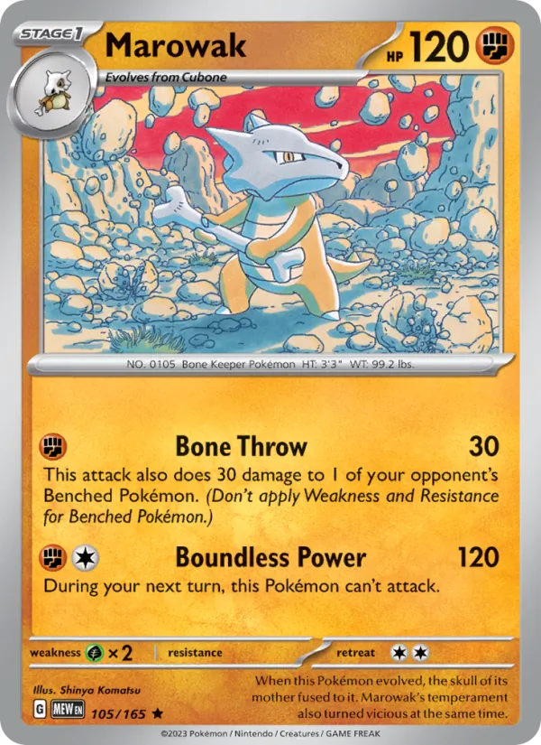 Marowak card