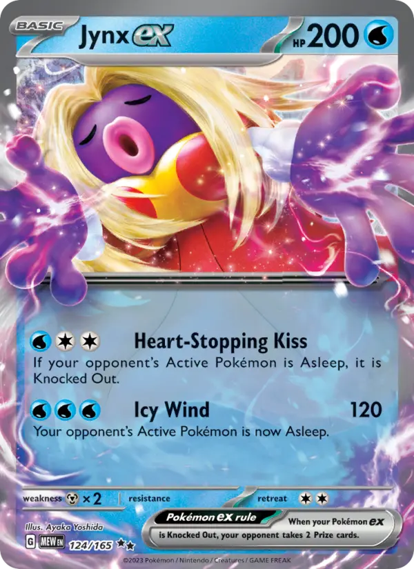 Jynx ex Pokémon card
