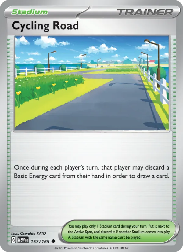 Cycling Road card