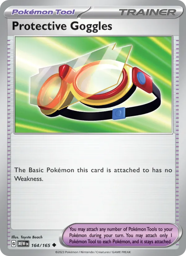 Protective Goggles card