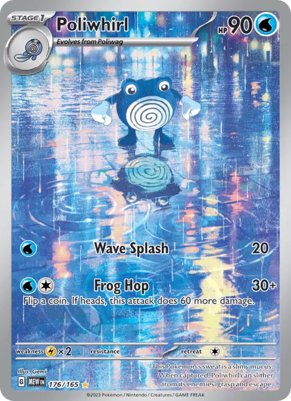 Poliwhirl Pokémon card