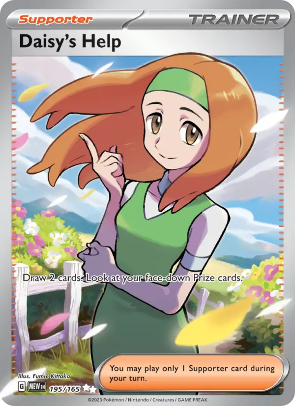 Daisy's Help Pokémon card