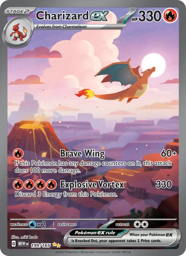 Charizard ex Pokémon card