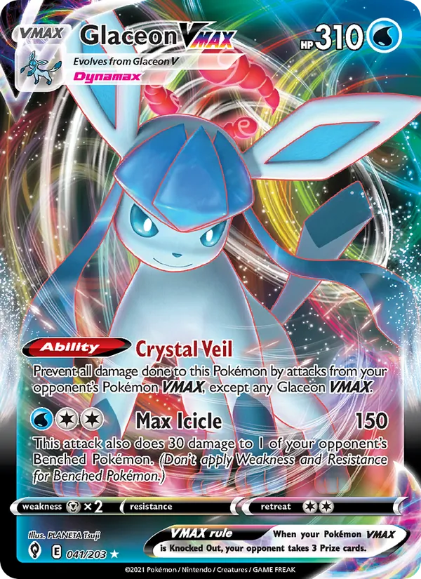 Glaceon VMAX Pokémon card