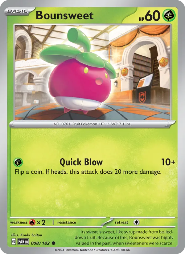 Bounsweet Pokémon card